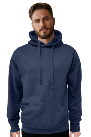 Ideal ID8500- Men's Basic long sleeve Fleece Pullover Hoodie